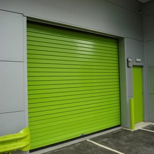 Galvanized steel rolling shutters