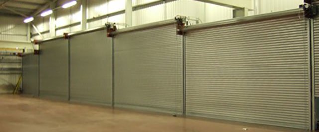 Galvanized steel rolling shutters