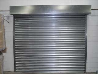 Galvanized steel rolling shutters